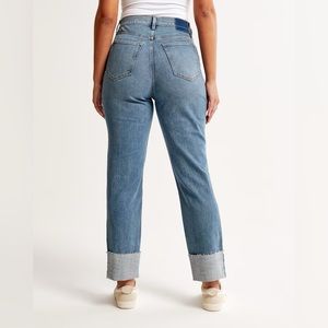 curve love ultra high rise ankle straight jean